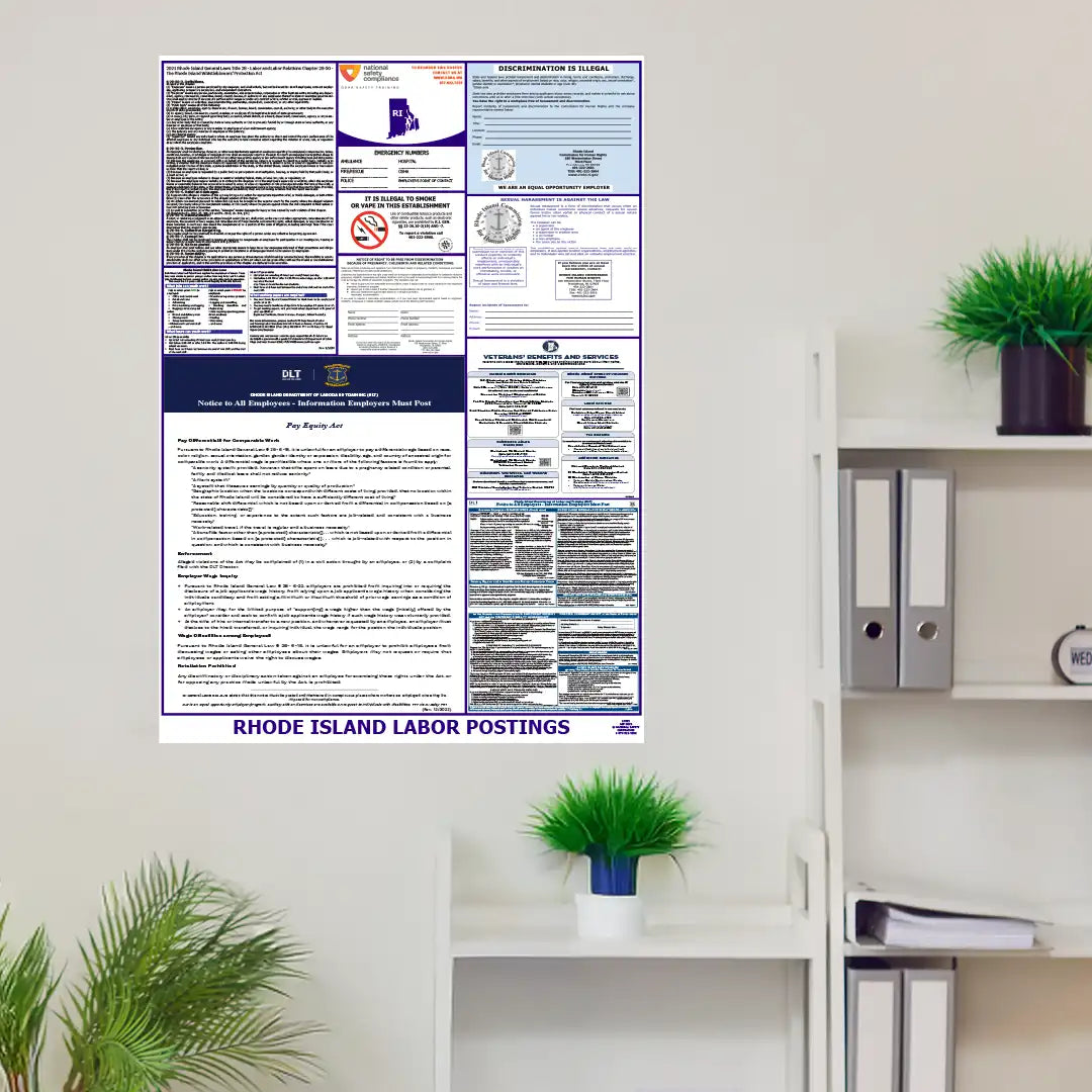2026 Rhode Island State & Federal Labor Law Posters