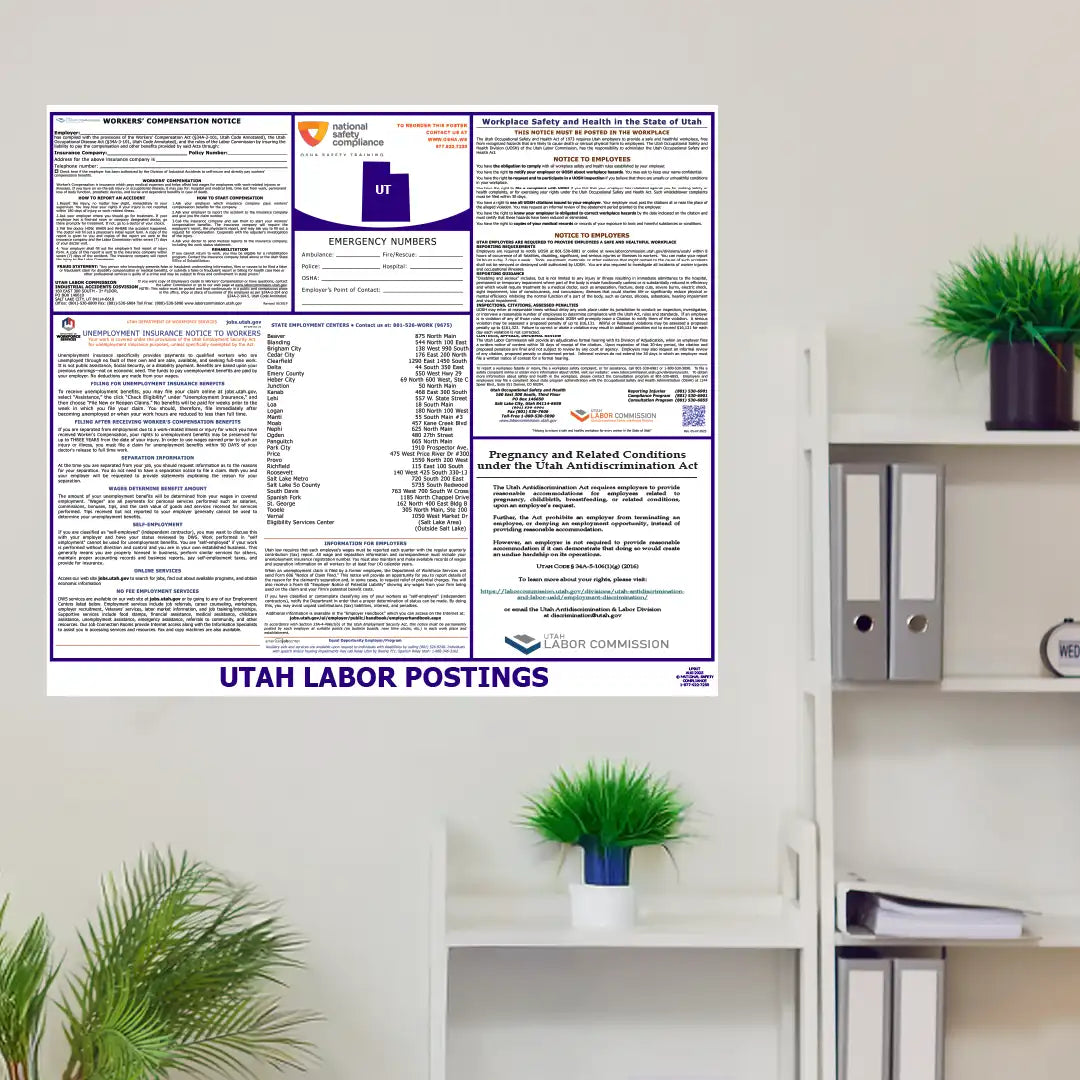 2026 Utah State & Federal Labor Law Posters