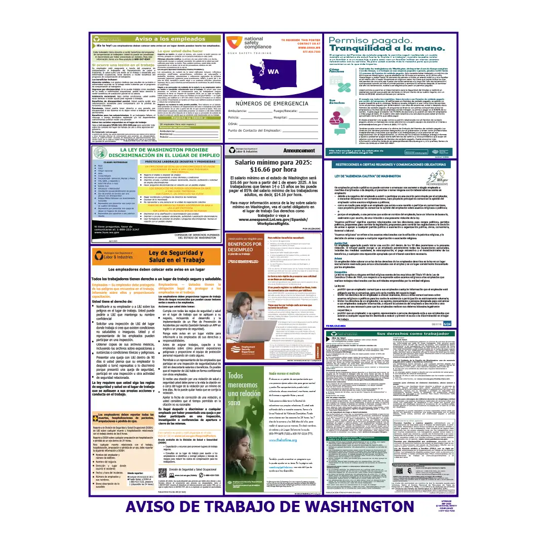 2026 Washington State & Federal Labor Law Posters